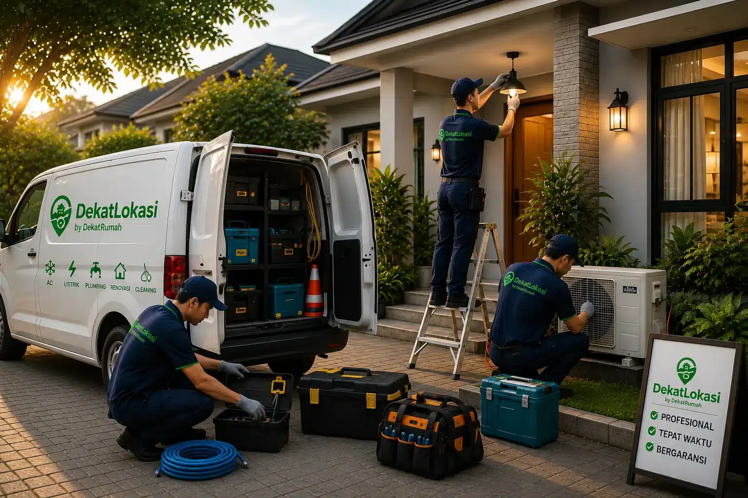 Beragam penyedia jasa lokal