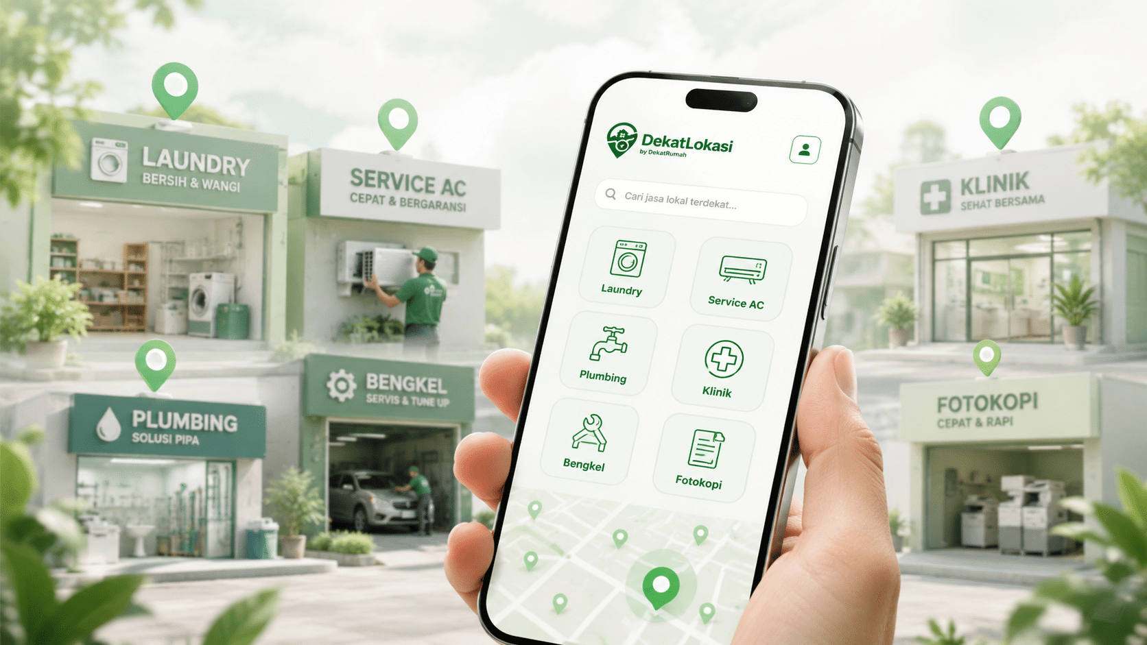 Pilihan usaha lokal DekatLokasi