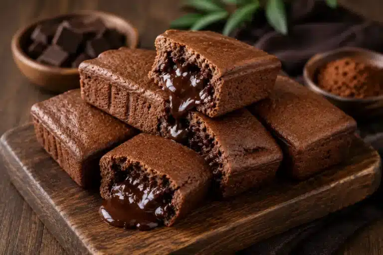 Kue Balok Lumer Cokelat
