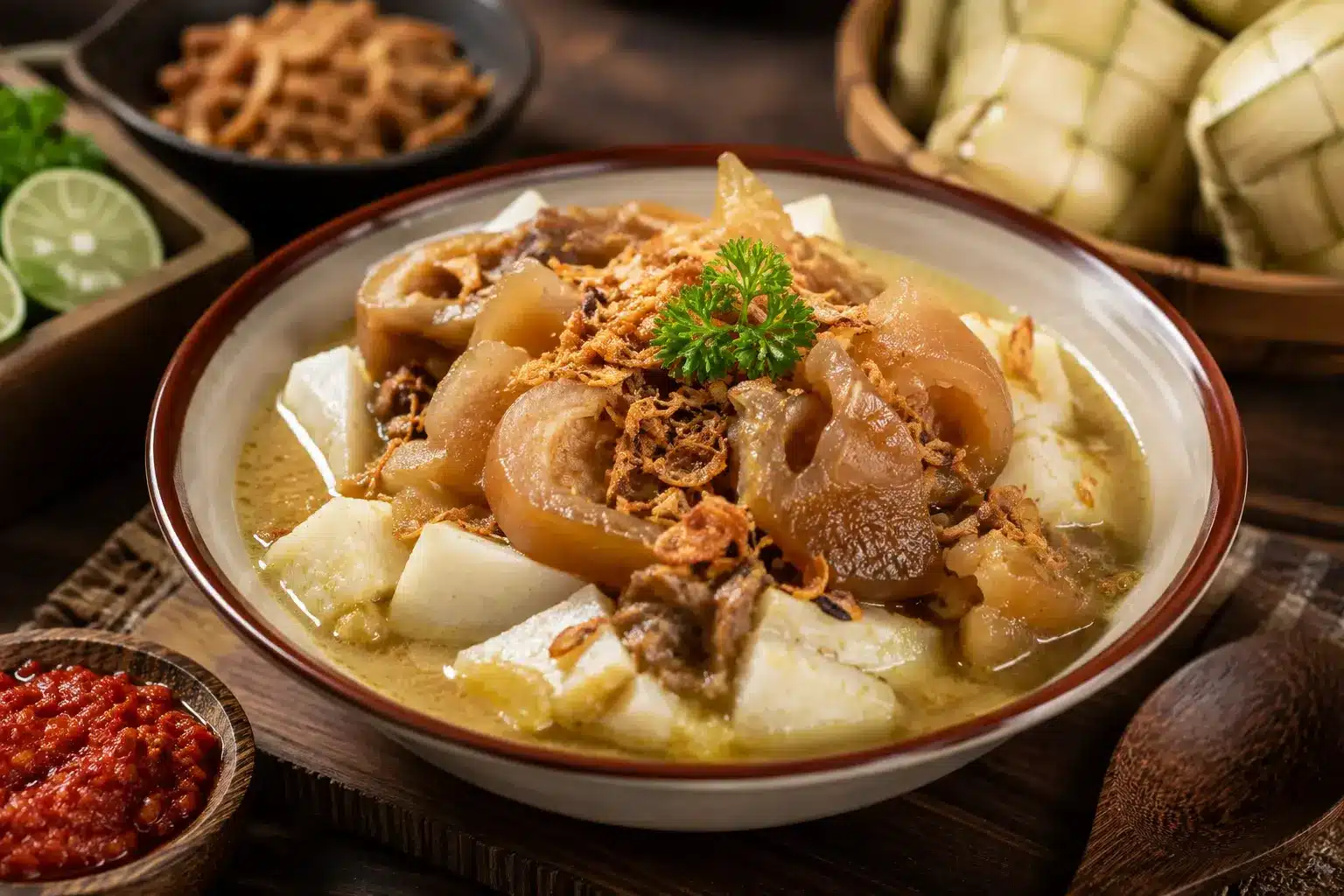 Lontong Kikil